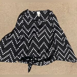 Chico’s Block Pattern Blouse